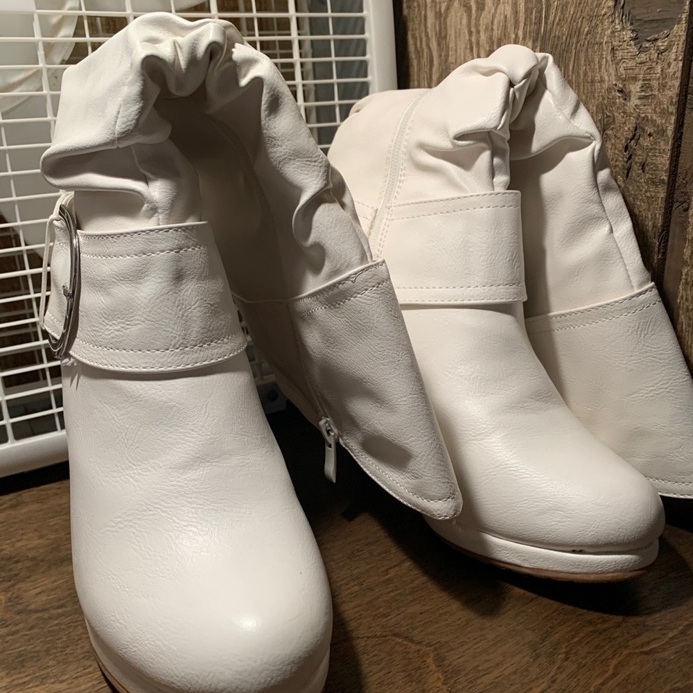 White boots